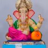 Ganpati idol sitting in Ardhpadmasan without Makhar