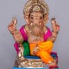 Ganpati Idol Sitting on Simhasan without Makhar