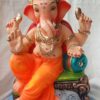 Ganesh Idol sitting on Chaurang