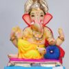 Ganpati idol sitting in Ardhpadmasan without Makhar
