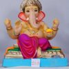 Ganesh Idol sitting on Golden Pat