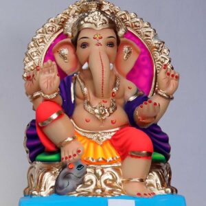 Ganesh idol with Mukut