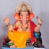 Ganpati Idol sitting on Aasan with Single load