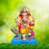 Ganpati Idol sitting on Mushak