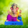 Ganpati Idol sitting in Peshwai Baithak in Mukut