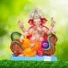 Ganpati Idol sitting on Sofa-PAM-6
