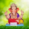 Ganpati Idol in Purnapadmasana