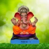 Ganpati Idol sitting in Sukhasana