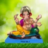 Ganpati Idol sitting in Relaxed Pose – PAM-96
