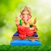 Ganesh idol sitting in  Ardhpadmasan